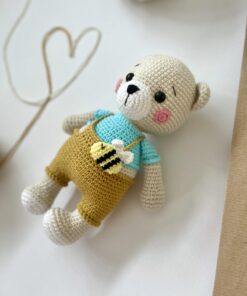 Malý háčkovaný medvedík